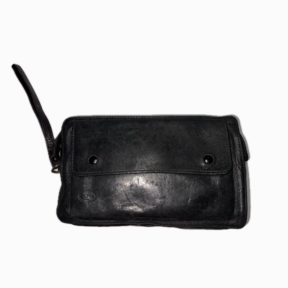 Le Tanneur Vintage Black Leather Men's Bag